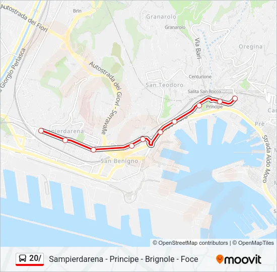 20/ Bus Line Map