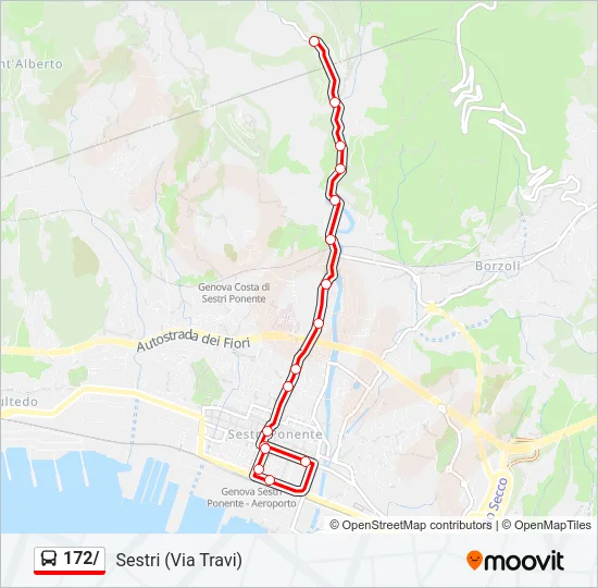 172/ Bus Line Map