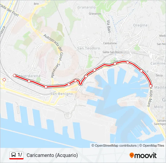 1/ Bus Line Map