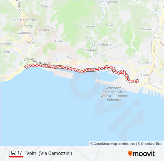 1/ Bus Line Map