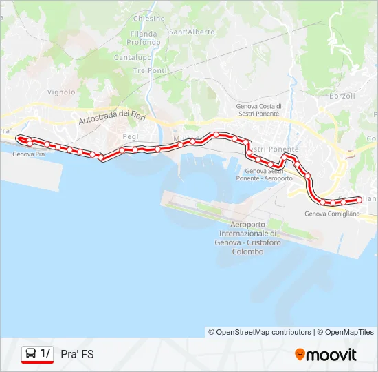 1/ Bus Line Map
