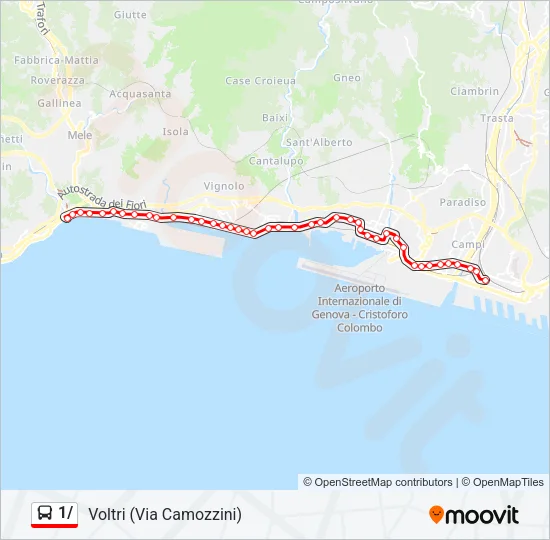 1/ Bus Line Map