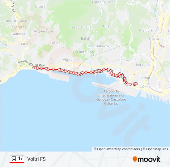 1/ Bus Line Map