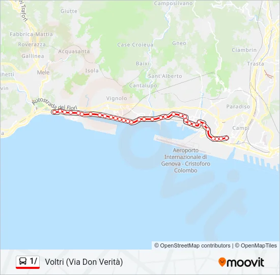 1/ Bus Line Map