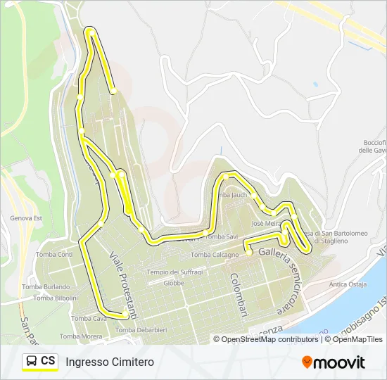 CS Bus Line Map