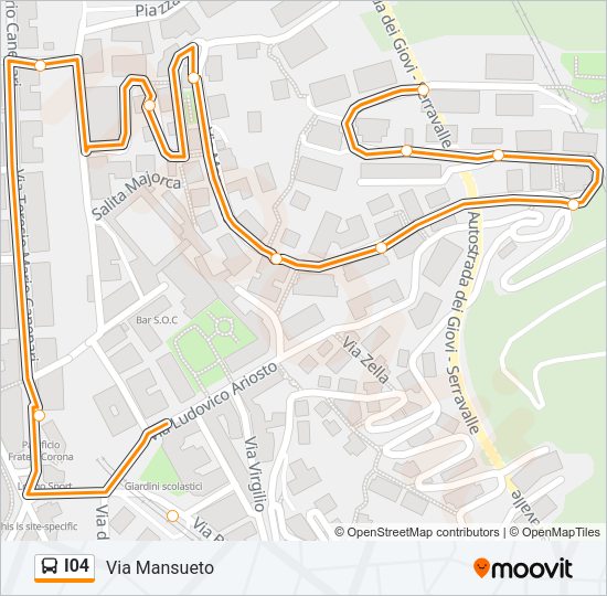 I04 Bus Line Map