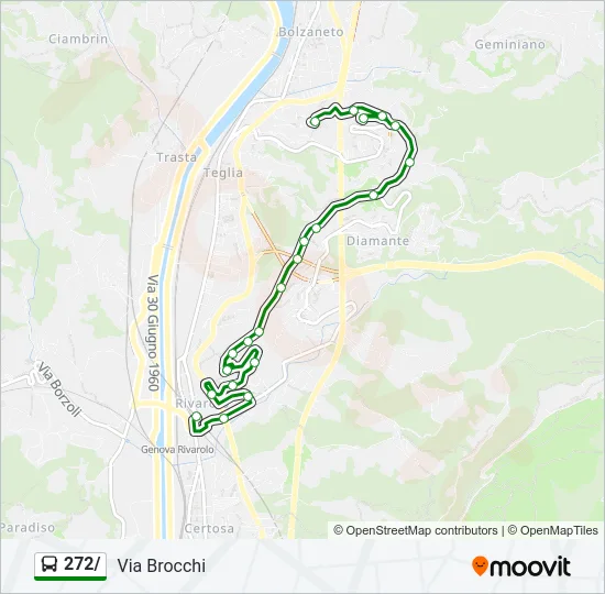 272/ Bus Line Map