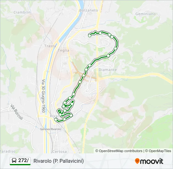 272/ Bus Line Map
