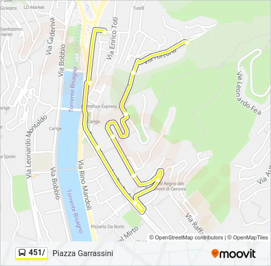 451/ Bus Line Map