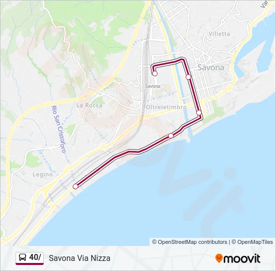 40/ Bus Line Map