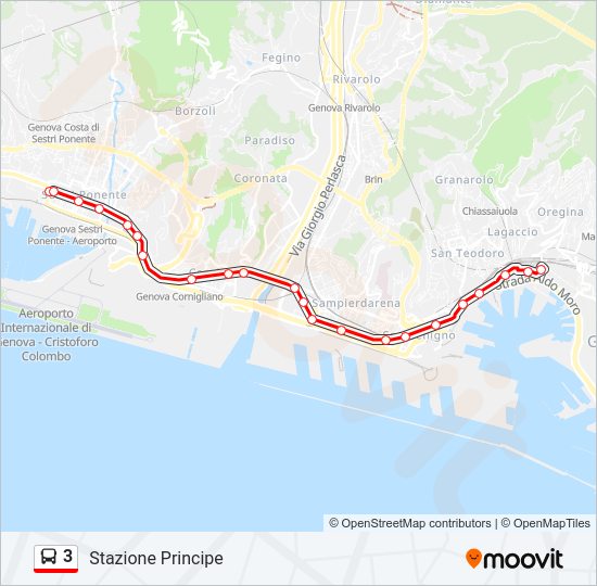 3 bus Line Map