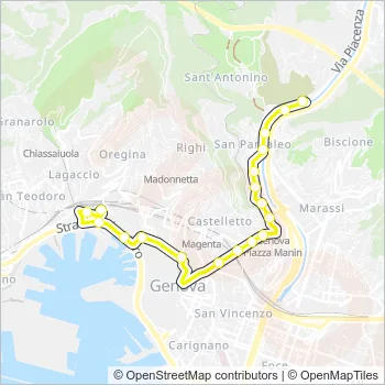 34 Route: Schedules, Stops & Maps - Cimitero Staglieno (Updated)