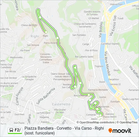 F2/ Bus Line Map