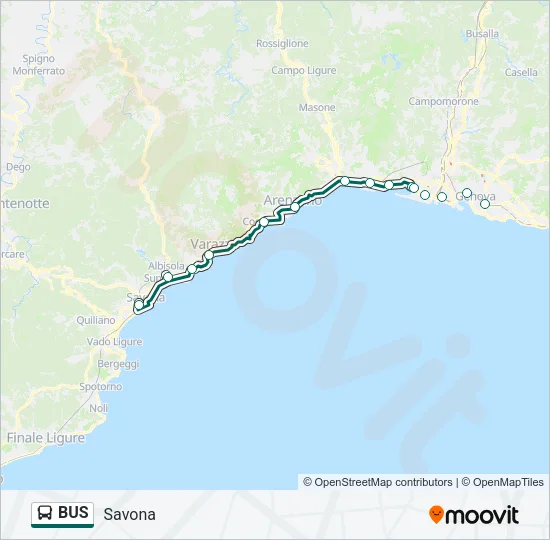 BUS Line Map