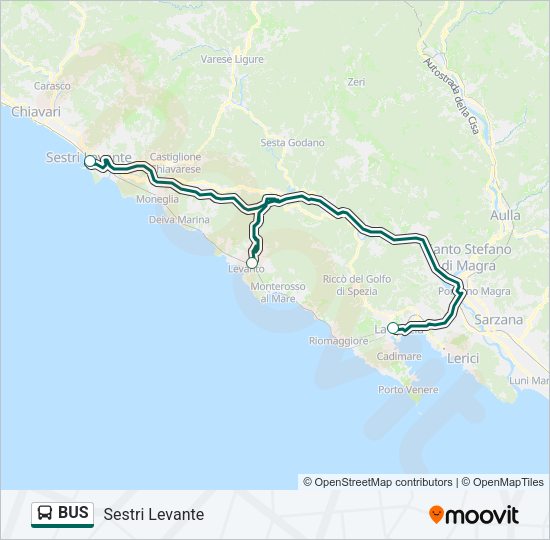 BUS Line Map