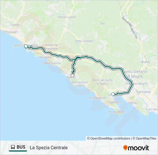 BUS Line Map