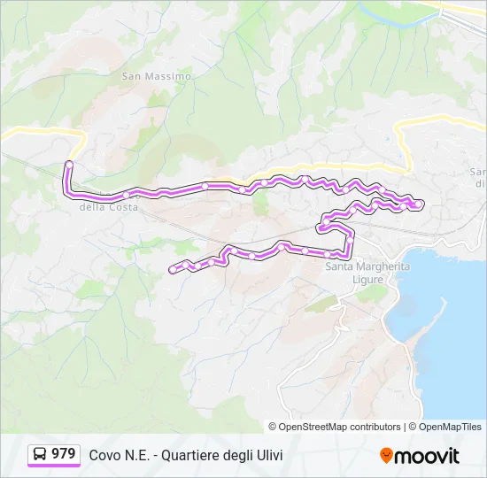 979 Bus Line Map