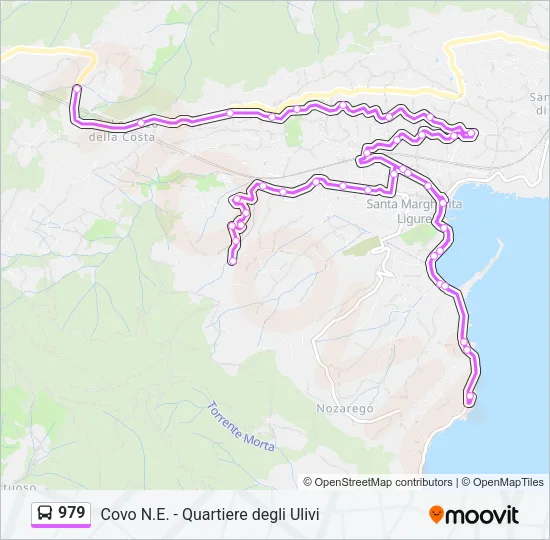 979 Bus Line Map