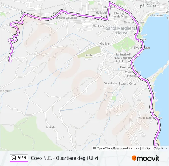 979 Bus Line Map