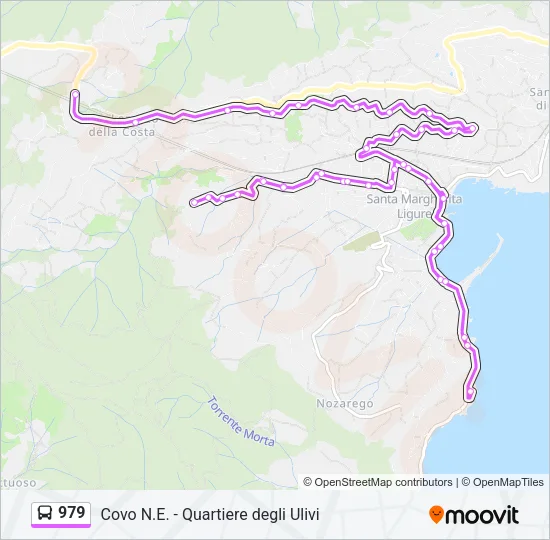 979 Bus Line Map