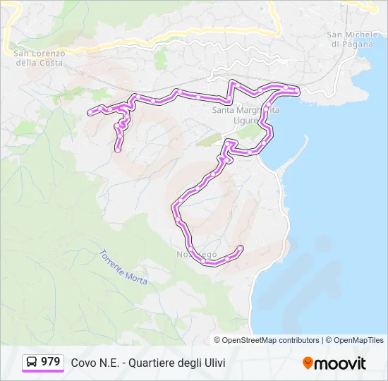 979 Bus Line Map