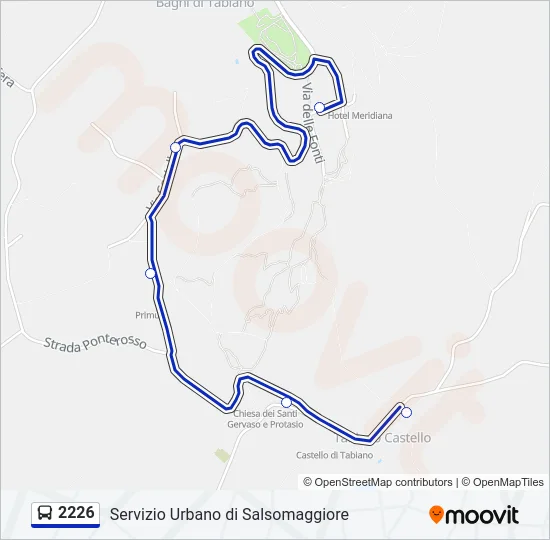 2226 Bus Line Map