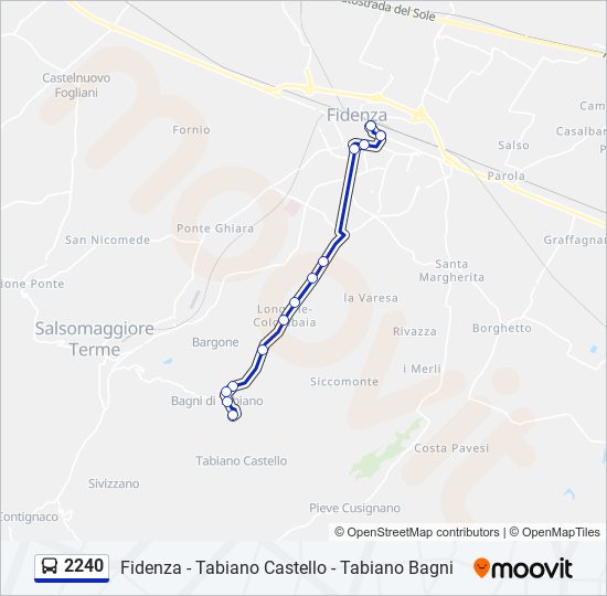 2240 bus Line Map