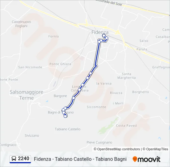 2240 Bus Line Map