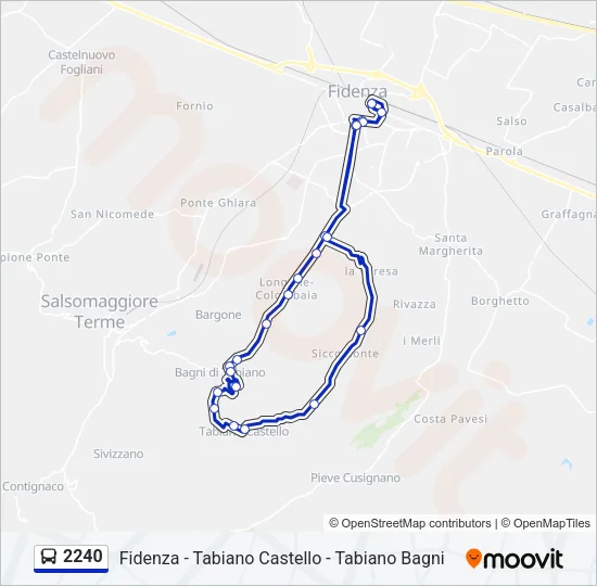 2240 Bus Line Map