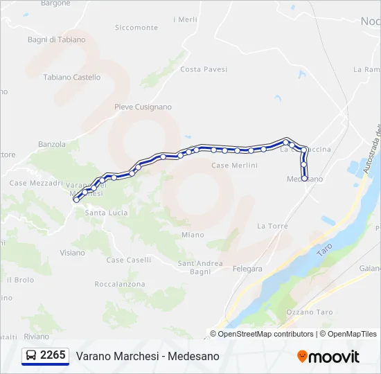 2265 Bus Line Map