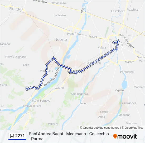 2271 Bus Line Map