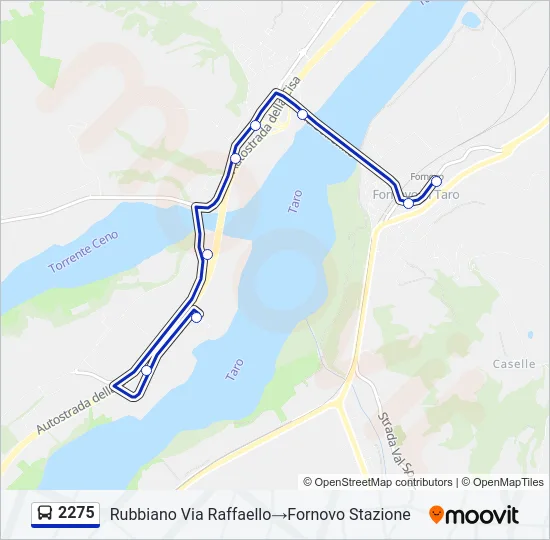 2275 Bus Line Map