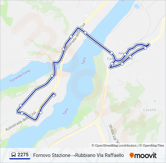 2275 Bus Line Map