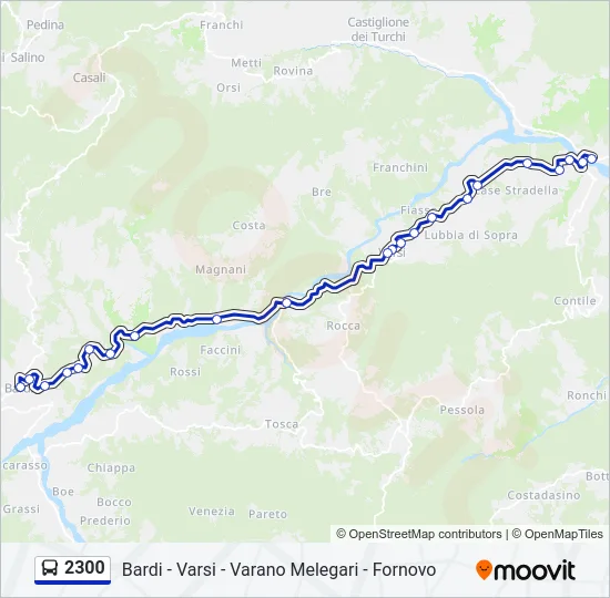 2300 Bus Line Map
