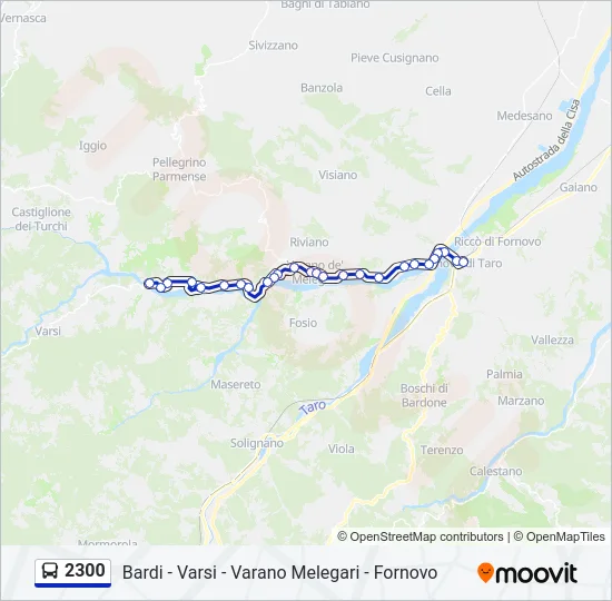 2300 Bus Line Map