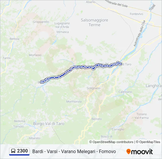 2300 Bus Line Map