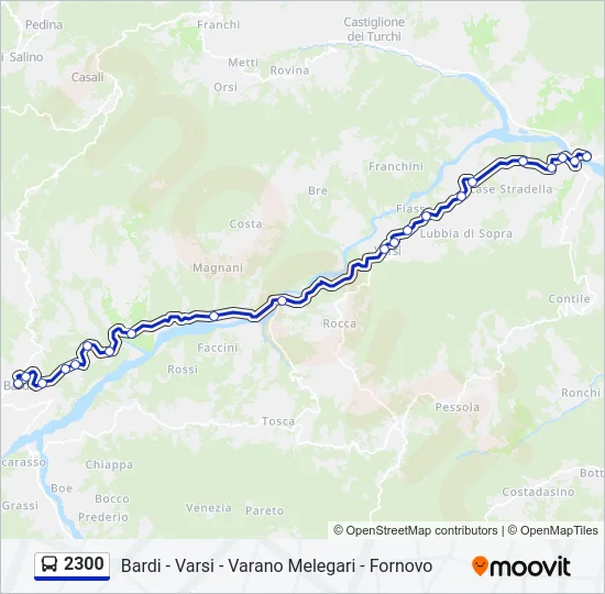 2300 Bus Line Map