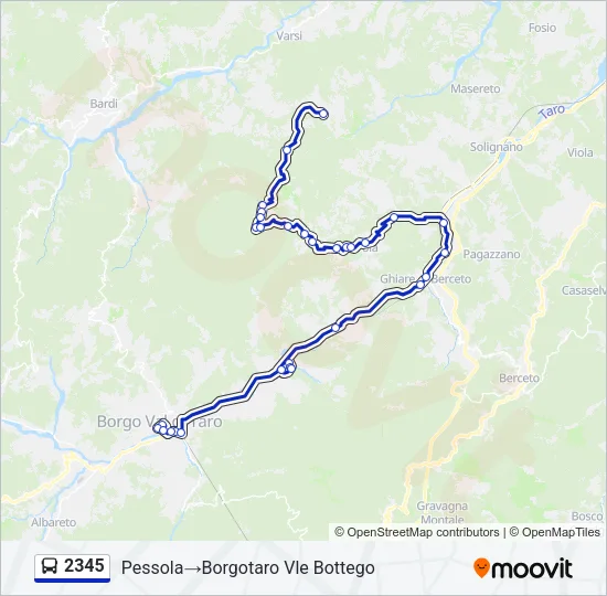 2345 Bus Line Map