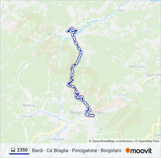 2350 Bus Line Map