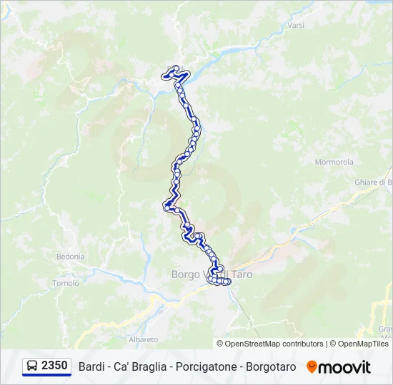 2350 Bus Line Map