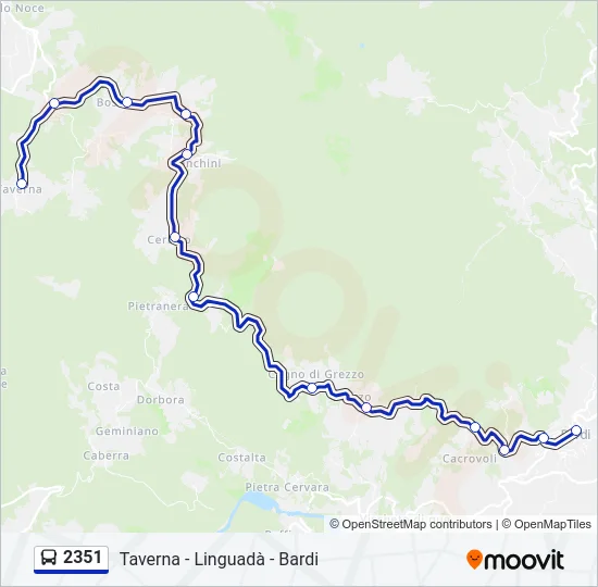 2351 Bus Line Map