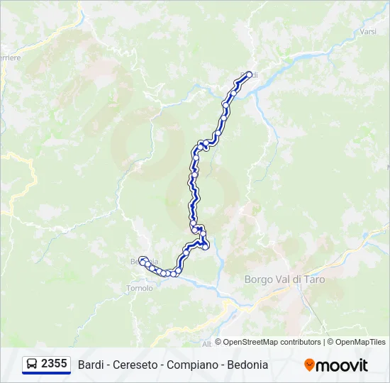 2355 Bus Line Map