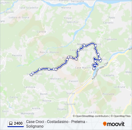 2400 bus Line Map