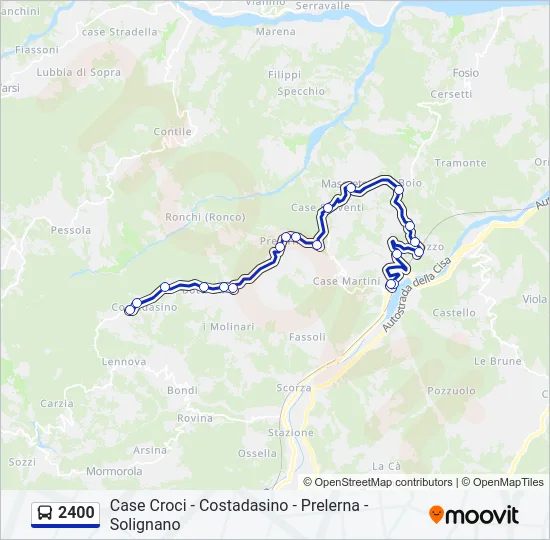 2400 Bus Line Map