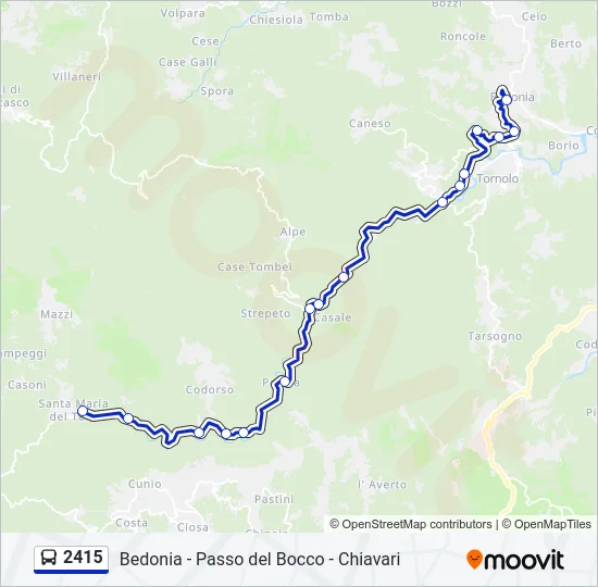 2415 Bus Line Map