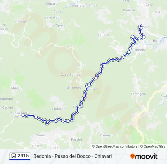 2415 Bus Line Map