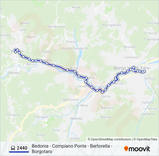 2440 Bus Line Map