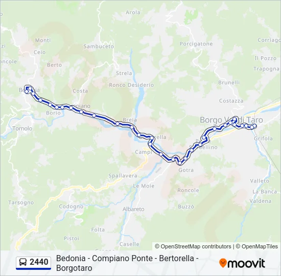2440 Bus Line Map