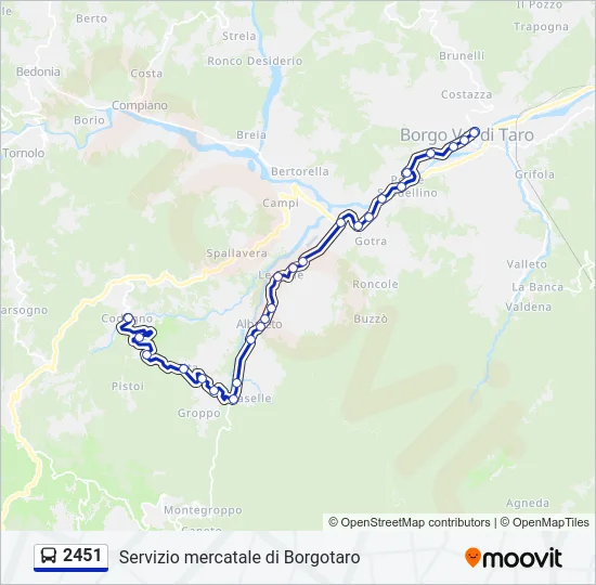 2451 Bus Line Map