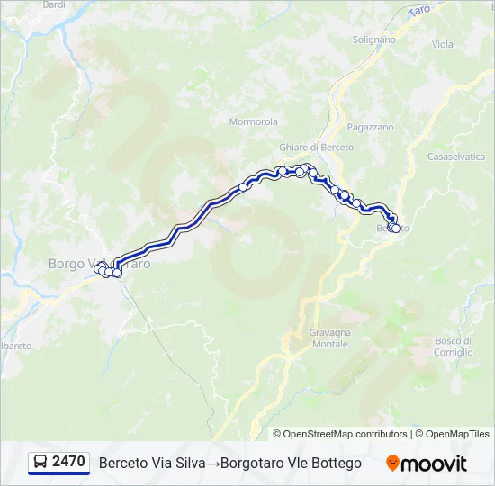 2470 Bus Line Map